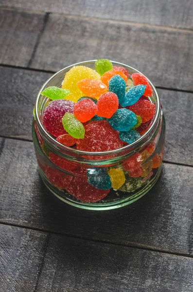 parlak renkli şeker