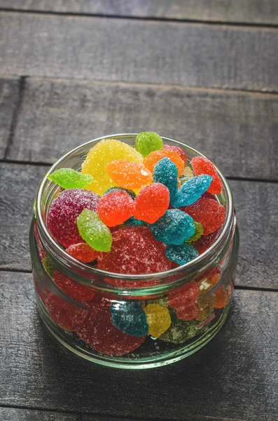 parlak renkli şeker