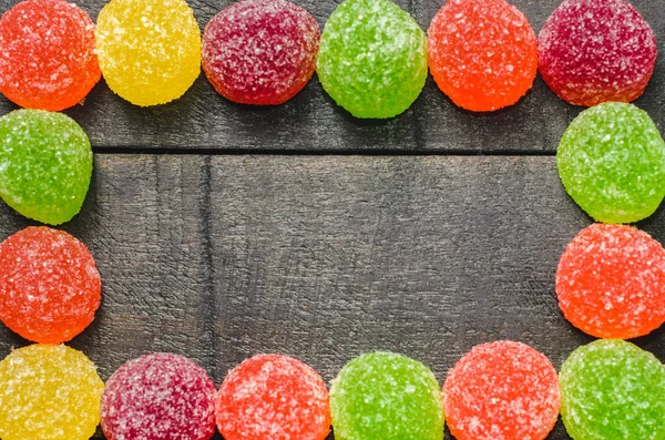 Parlak renkli şeker, tatlılar