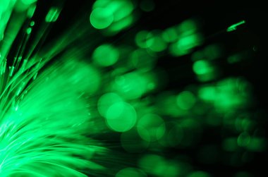 Fiber optik ışıklar soyut arkaplan.