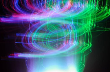 Soyut hareket renkli ışıklar, arka plan bulanık