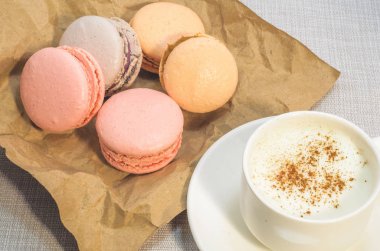 İştah açıcı kek kurabiye paket yakın çekim