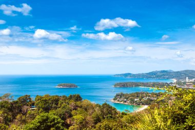 Kata, Karon, Patong View Point, Phuket, Tayland, Thailand, havadan görünümü