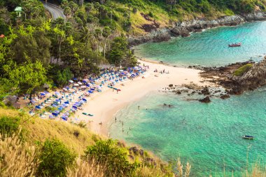 Kata Beach, Phuket, Tayland havadan görünümü