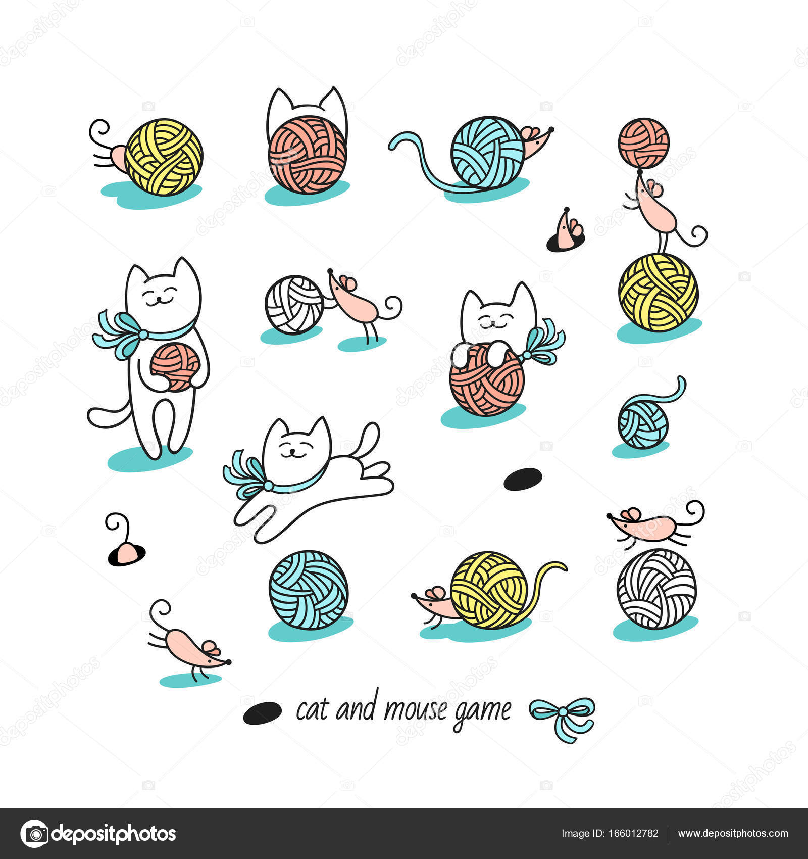 Cat And Mouse Game Vector Image By C Ana P Vector Stock Cat And Mouse Game Vector Image By C Ana P Vector Stock