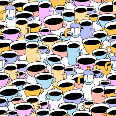 Farklı boyutlarda Kahve kupaları