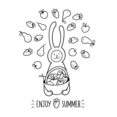 Yaz tebrik kartı keyfini çıkarın.