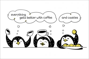 Her şeyi ile kahve daha iyi olur.