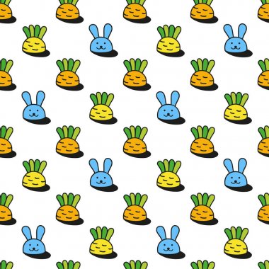 Bunny tavşan ve küçük havuç