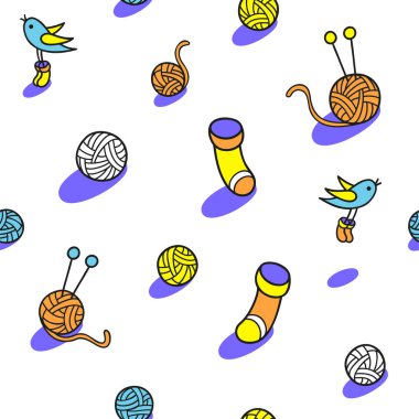 Tutmak sıcak - Dikişsiz desen. 