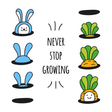 Bunny tavşan ve bebek havuç