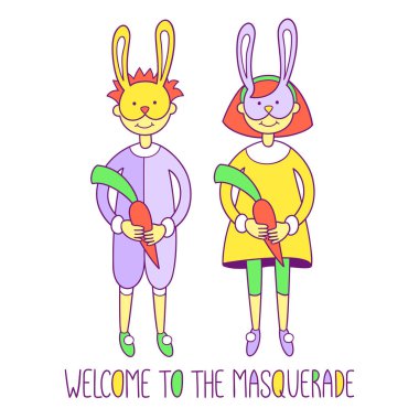 Çocuklar karnaval elbiseler