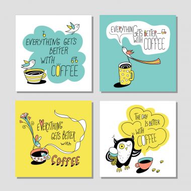 Her şeyi ile kahve daha iyi olur.