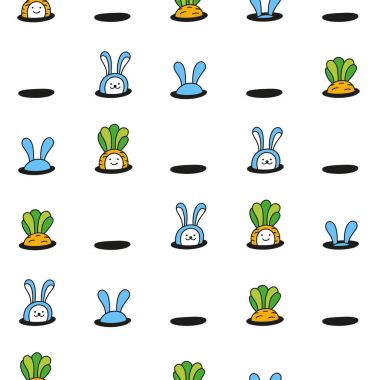 Bunny tavşan ve bebek havuç
