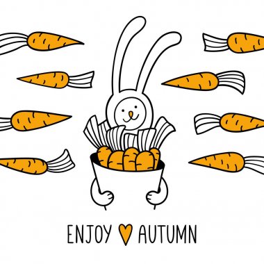 Sonbahar tebrik kartı keyfini çıkarın.