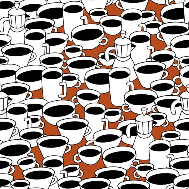 Farklı boyutlarda Kahve kupaları