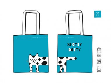  Komik şirin Benekli kedi.