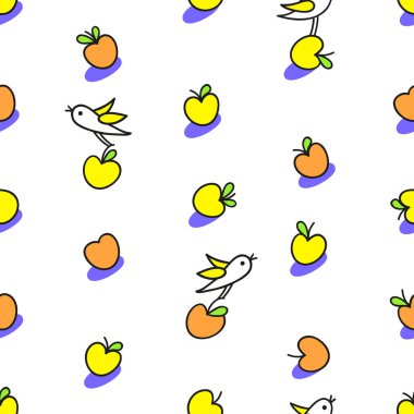 Sonbahar sezonu seamless modeli