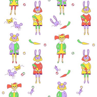 Çocuklar karnaval elbiseler