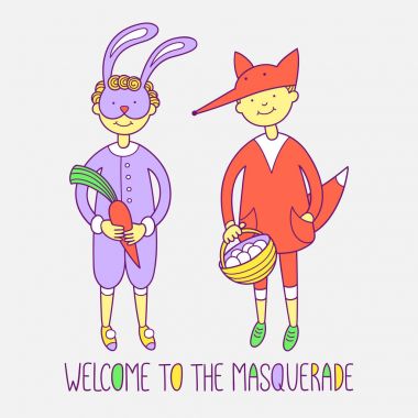 Çocuklar karnaval elbiseler