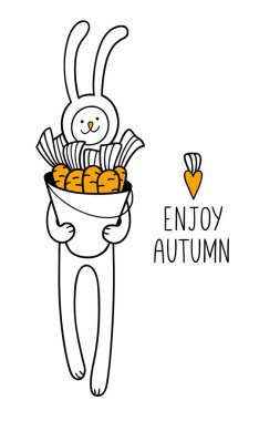 Sonbahar tebrik kartı keyfini çıkarın.