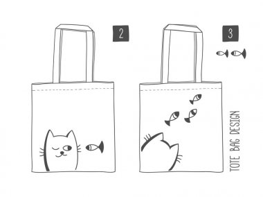  sevimli kediler Balık tutma. 