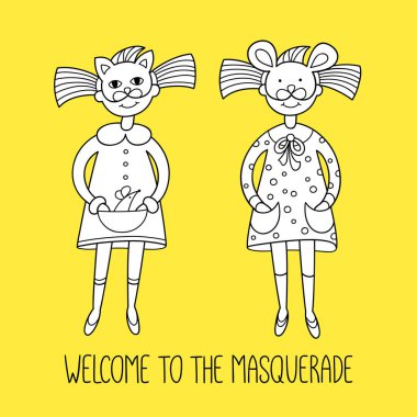 Çocuklar karnaval elbiseler