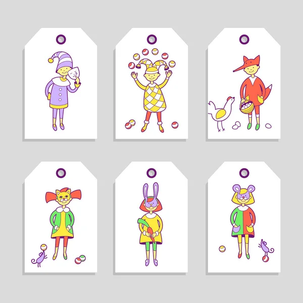 Çocuklar kostüm partisi.