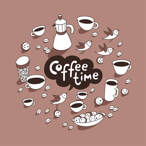 Kahve zamanı. Kahve fincanı