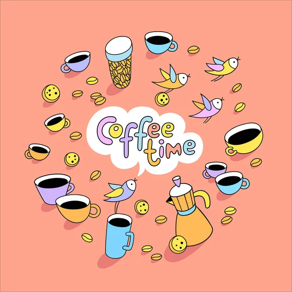 Kahve zamanı. Kahve fincanı