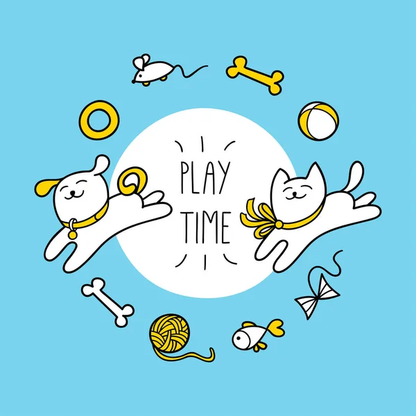 Küçük kedi ve köpeği