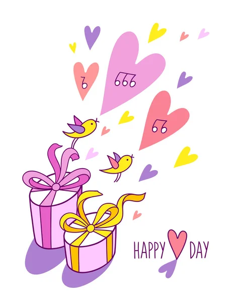 Feliz día de San Valentín — Vector de stock