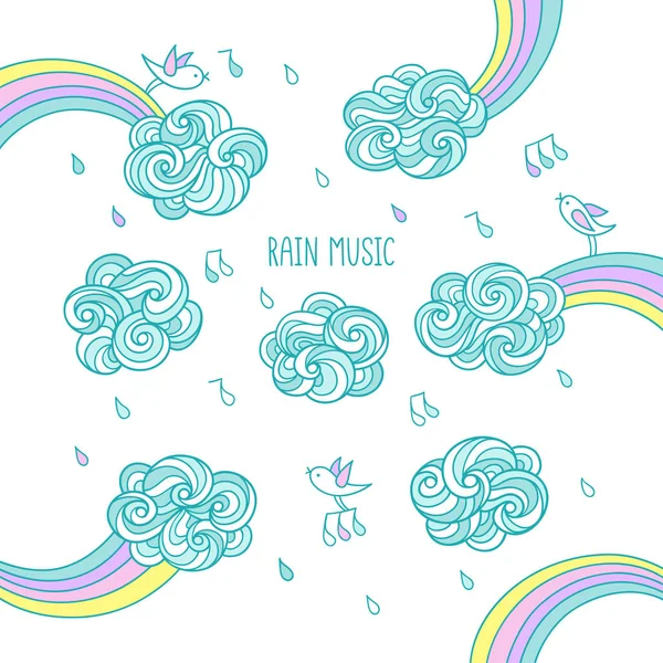 Tatlı küçük kuşlar şarkı söylüyorlar