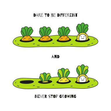 Bebek havuç Bahçe.