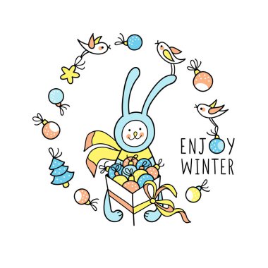 Şirin Enjoy kış hediye kartı