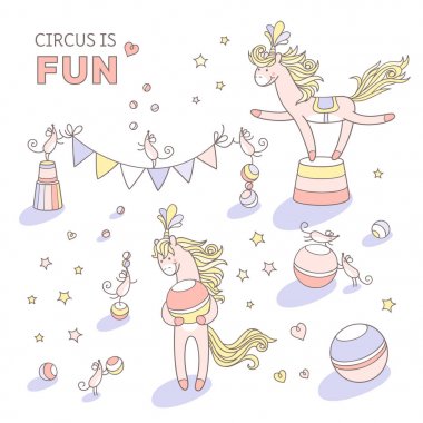 Küçük at kızlar ve fareler 