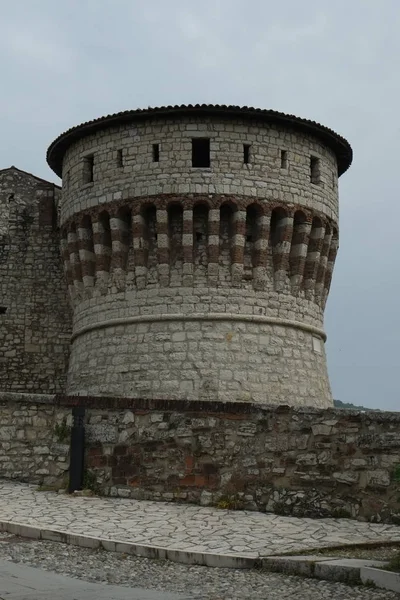Brescia stad Fort, Italië — Stockfoto