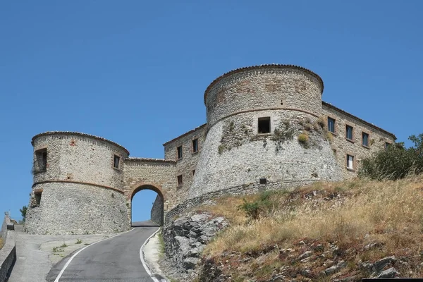 Средневековая Крепость Торриана Недалеко Римини Италия — стоковое фото