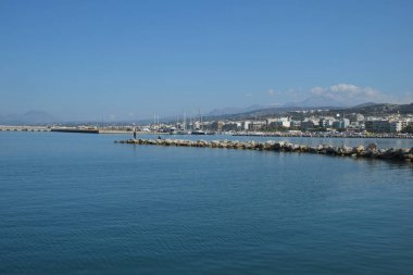 Rethymno bay, Crete, Yunanistan