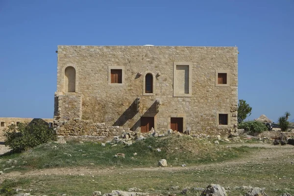 Medeltida befästningar i Rethymnon fästning, Kreta, Grekland — Stockfoto