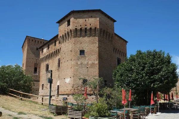 Middeleeuwse vesting in Cesena city, Italië — Stockfoto