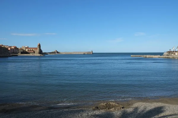 Collioure city, Llidoc-Roussillon, France — стоковое фото