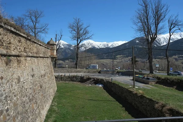 Fortaleza Medieval Mont Louis Francia — Foto de Stock