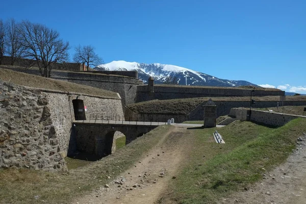 Fortaleza medieval em Mont Louis, França — Fotografia de Stock