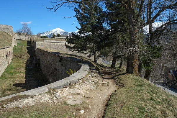 Ortaçağ Kalesi Mont Louis Fransa — Stok fotoğraf