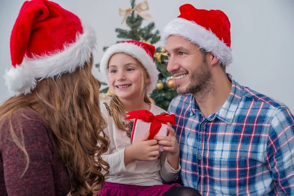 Christmas eve family — Stock Photo, Image