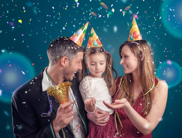 Çocuklar mutlu yeni yıl — Stok fotoğraf
