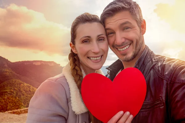 Amor beijo divertido casal — Fotografia de Stock