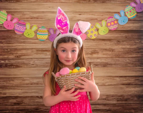 Easter bunny childhood — Stock Photo, Image