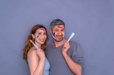 mutlu sanatçı Çift